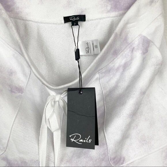 Rails Robin Lavender Tie Dye Soft Cotton Lounge Shorts Size L NWT - Picture 7 of 8